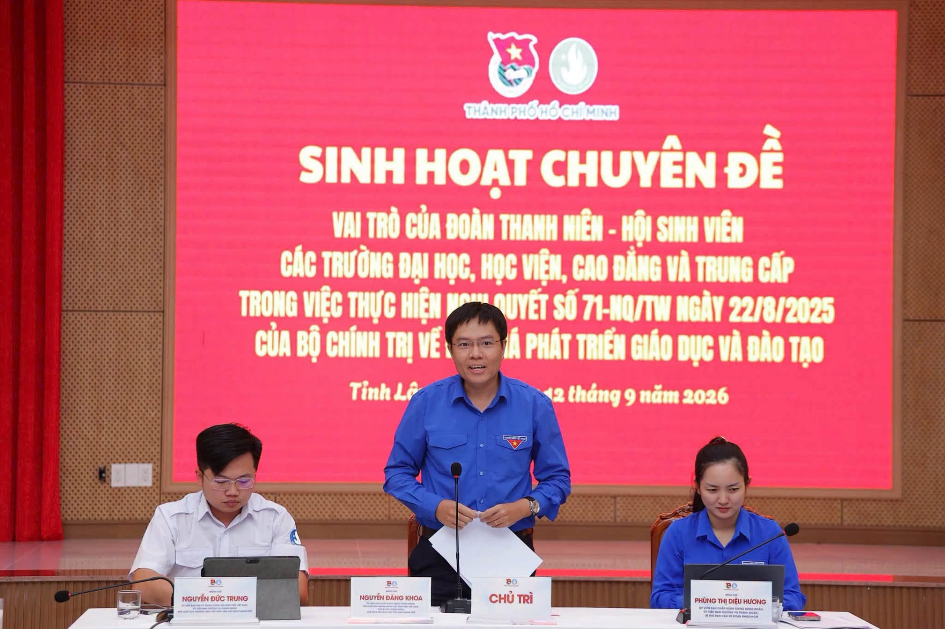 Đại diện WESET phát biểu tại sinh hoạt chuyên đề